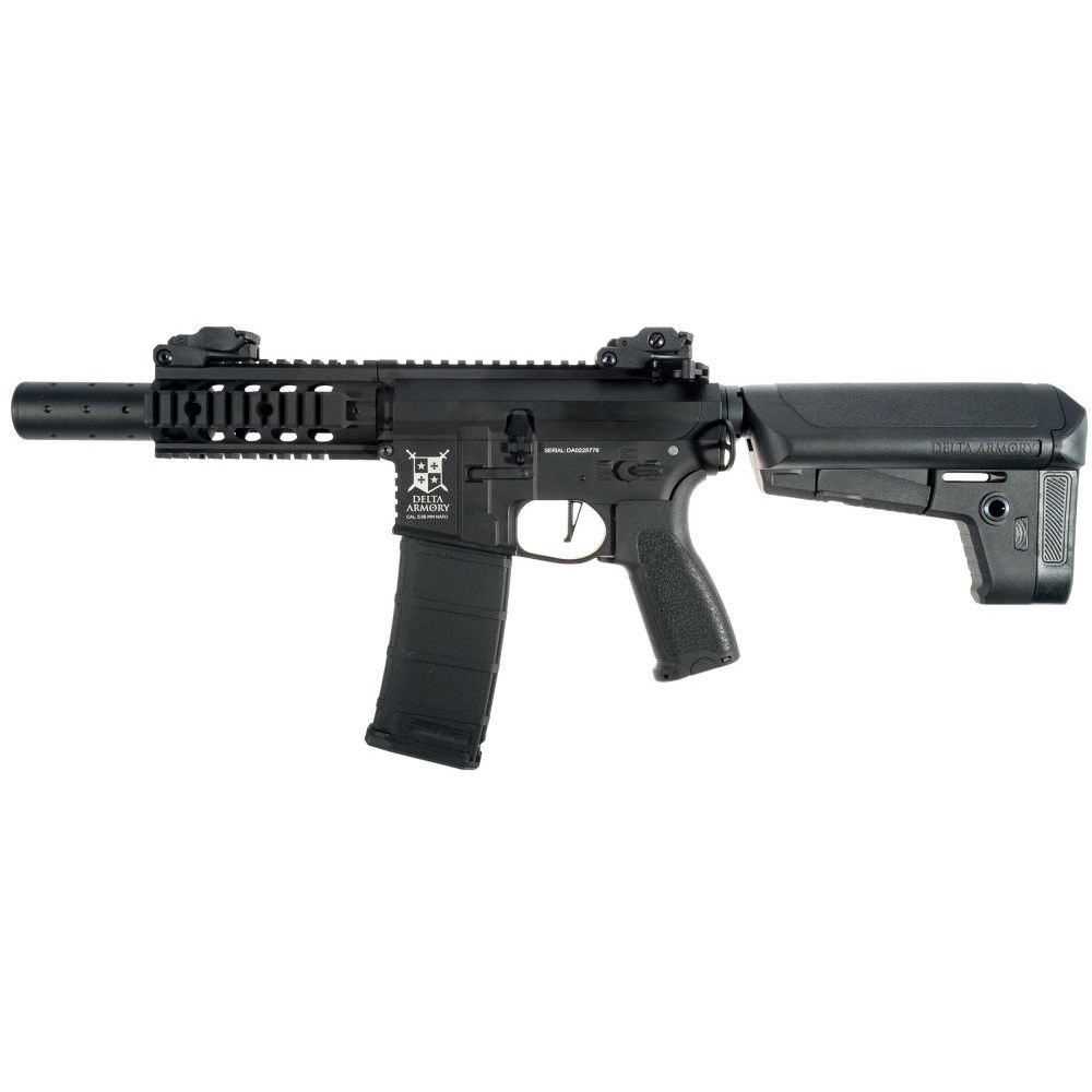 AR15 SilentOps CQB ALPHA - Full Metal - černá (DA-A03) - Delta Armory