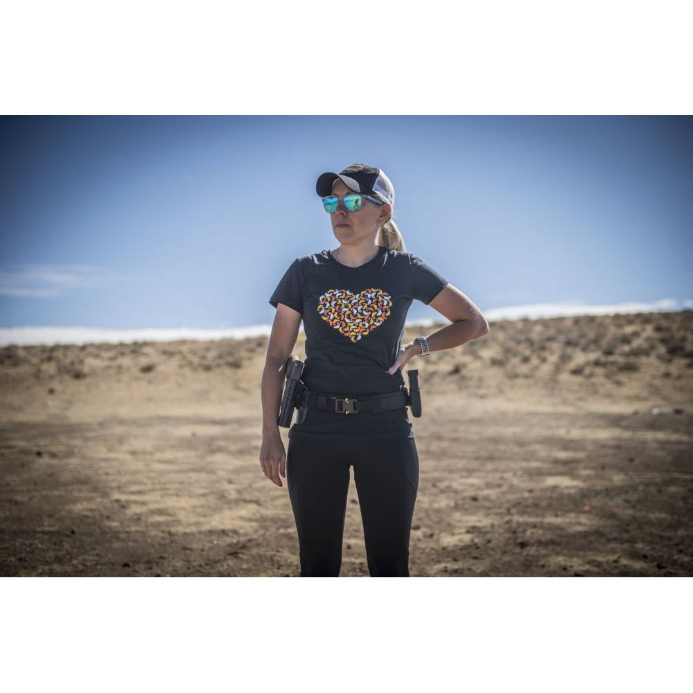 Dámské tričko - Chameleon Heart - černé - Helikon-Tex®