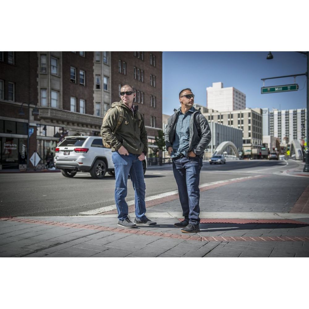 Kalhoty GREYMAN TACTICAL JEANS® Slim - Denim Mid - Dark Blue - Helikon-Tex®