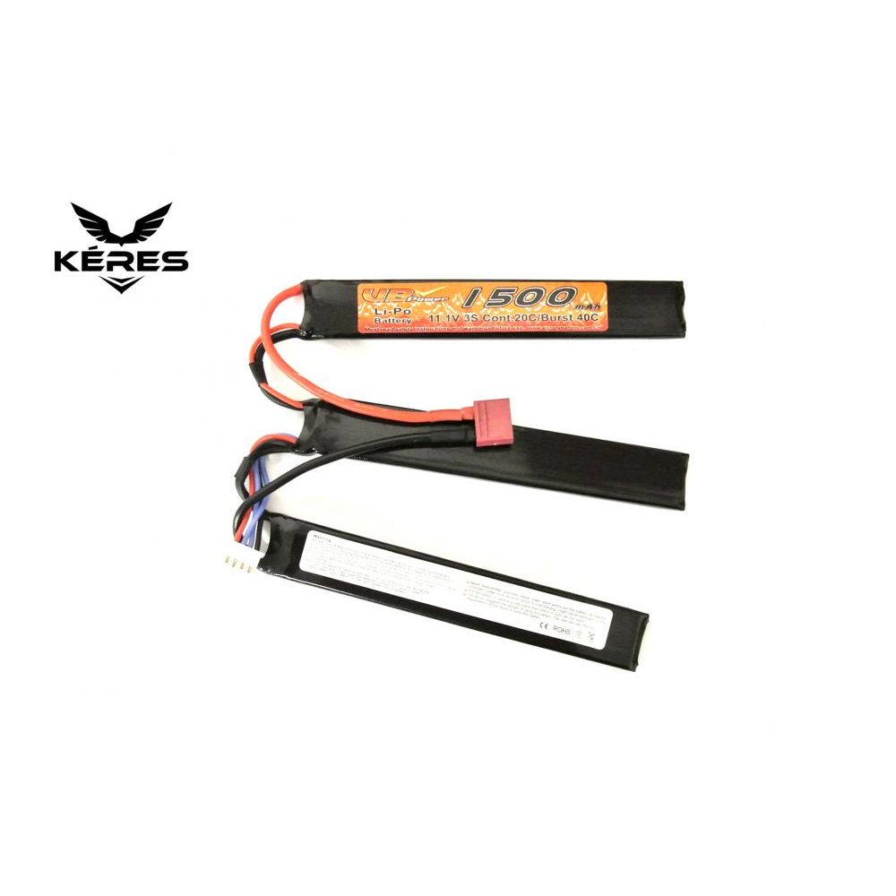 Li-Pol akumulátor 11.1V/1500mAh (15C) - 3dílný - T-Dean konektor - VB Power