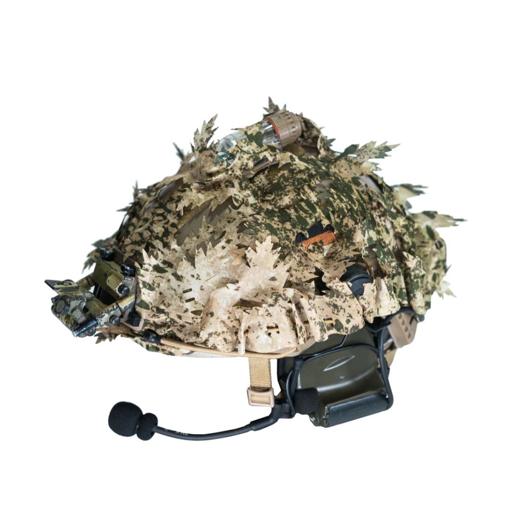 Maskovací síť na helmu/klobouk s jištěním - New River Tactical Gear