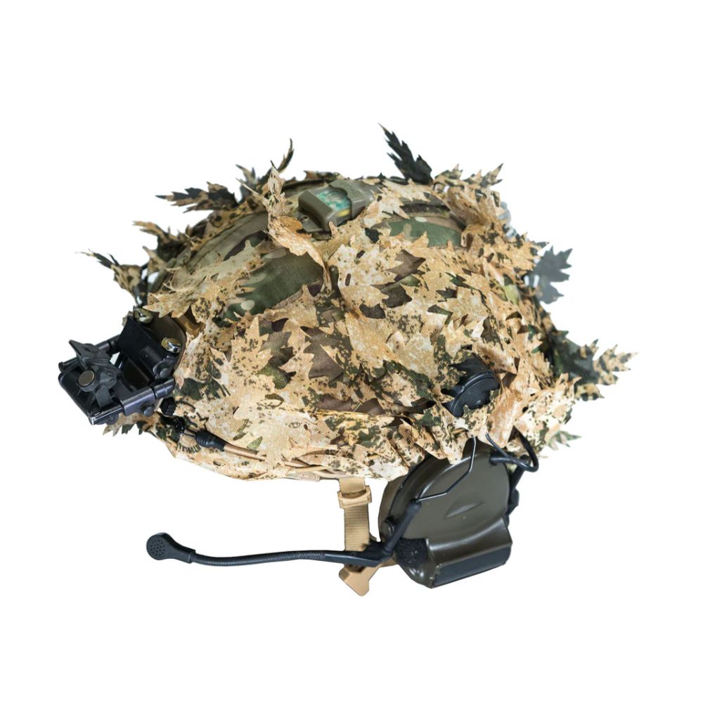 Maskovací síť na helmu/klobouk s jištěním - New River Tactical Gear