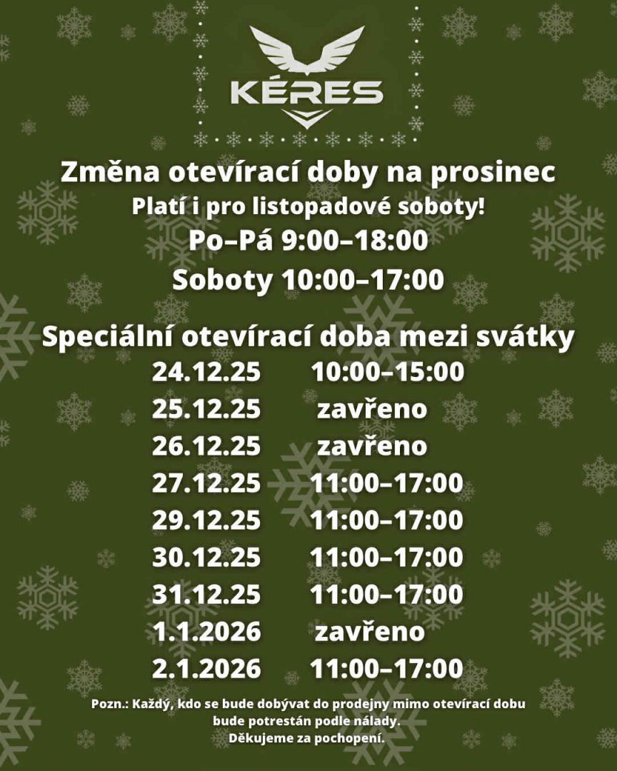 Změna otvírací doby 